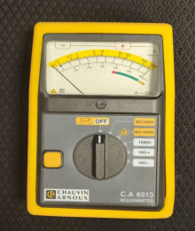 C.A 6513 ― мегаомметр аналоговый, стрелочный Chauvin Arnoux